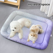 Cooling Pet Pad for Summer – Breathable Cold‑Silk Ice Mat, Gentle on Skin, Gradient Colors