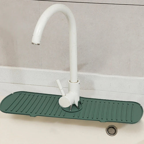 Quick-Dry Silicone Faucet Splash Guard Mat
