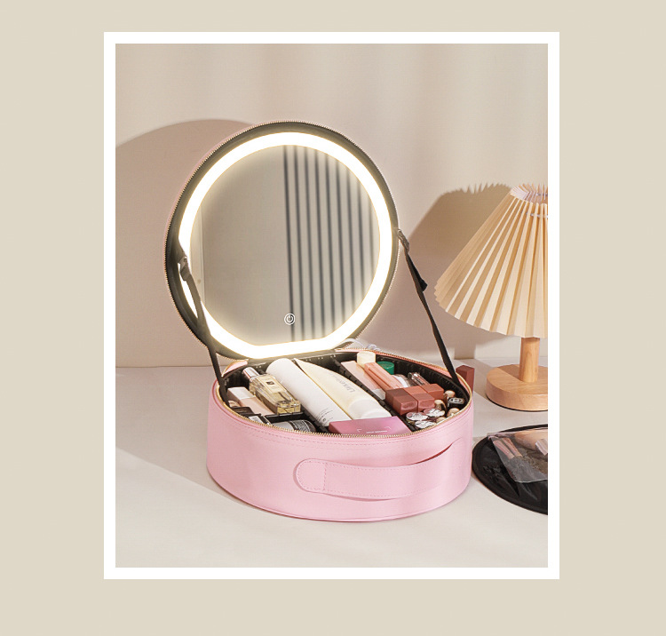 SALE — LED Mirror Makeup Case & Cosmetic Organizer