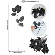 Popular artificial bloody rose bouquet with eyeball, fake rose for Halloween party and home decoration