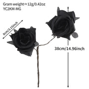 Popular artificial bloody rose bouquet with eyeball, fake rose for Halloween party and home decoration
