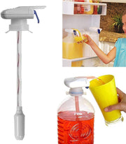 Hand Pressure Straw Juice Drink Dispenser Creative Automatic Electric Straw Magic Tap