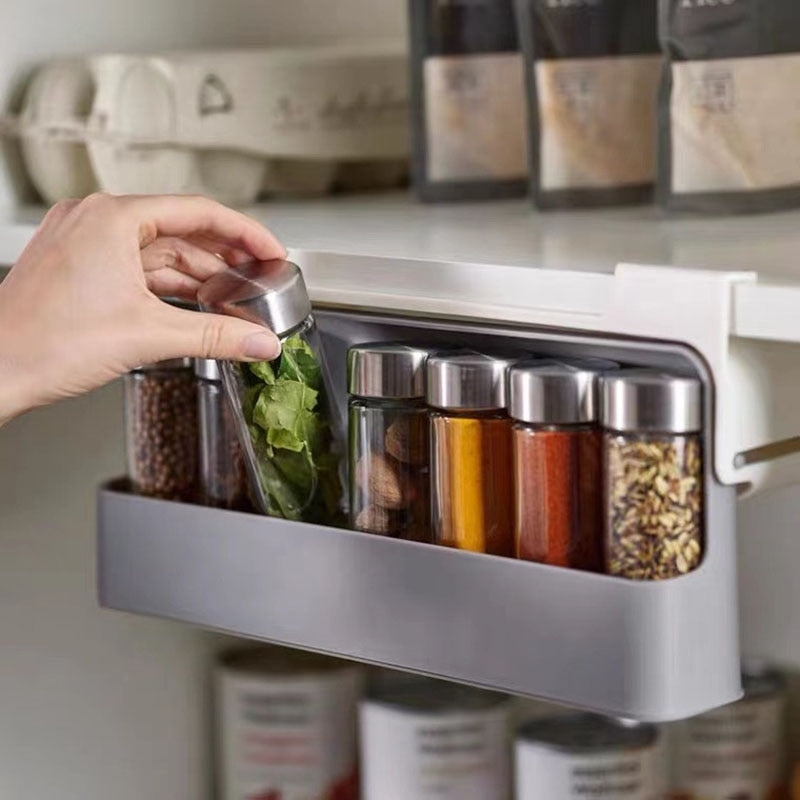 Slide-Out Under-Shelf Spice Organizer