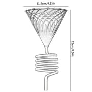 Spiral Cooling Pour-Over Coffee Filter Holder, Ins-Style Americano Dripper Stand with Spiral Chilling Design