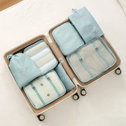 7Pcs Travel Packing Cubes, Luggage Organizer Set with Shoe Bag for Clothes Storage