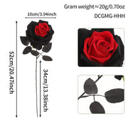 Popular artificial bloody rose bouquet with eyeball, fake rose for Halloween party and home decoration