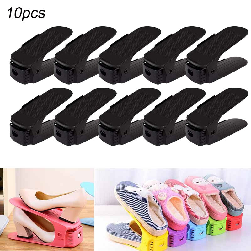 SALE — 10-Piece Adjustable Shoe Organizer
