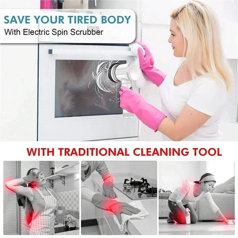 SpinShine 5-in-1 Electric Cleaning Brush
