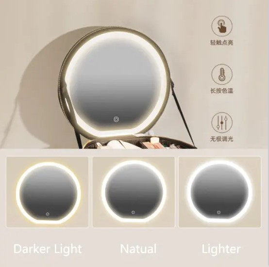 SALE — LED Mirror Makeup Case & Cosmetic Organizer