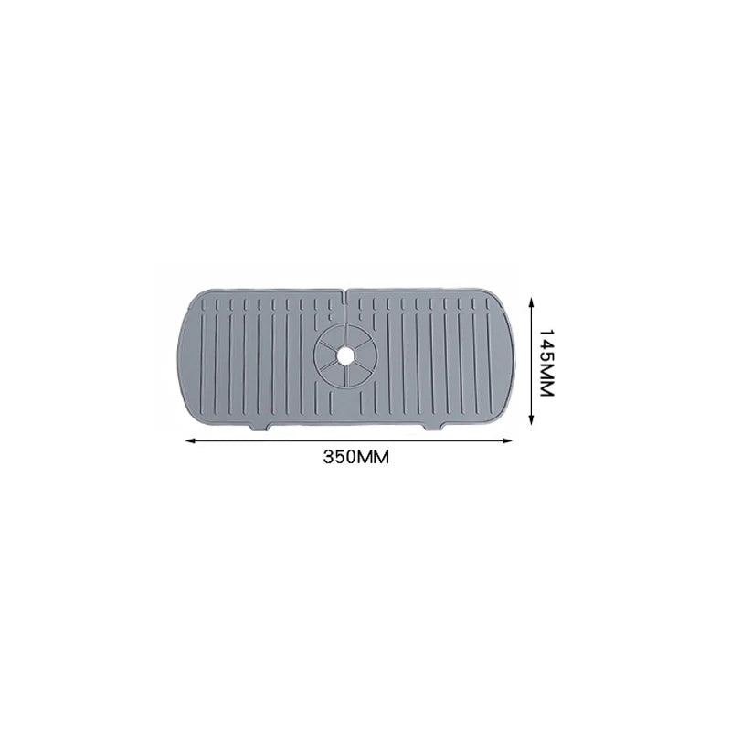 Quick-Dry Silicone Faucet Splash Guard Mat