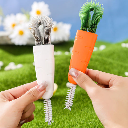 3 In 1 Cup Cover Brush Cleaning Brush Lunch Box Groove Gap Cleaning Brush Milk Bottle Nipple Vacuum Cup Cleaning Brush