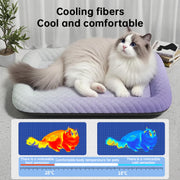Cooling Pet Pad for Summer – Breathable Cold‑Silk Ice Mat, Gentle on Skin, Gradient Colors