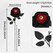 Popular artificial bloody rose bouquet with eyeball, fake rose for Halloween party and home decoration