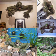 New Halloween April Fools' Day Lizard Man Wall Decoration Home Personality Monster Creative Decor