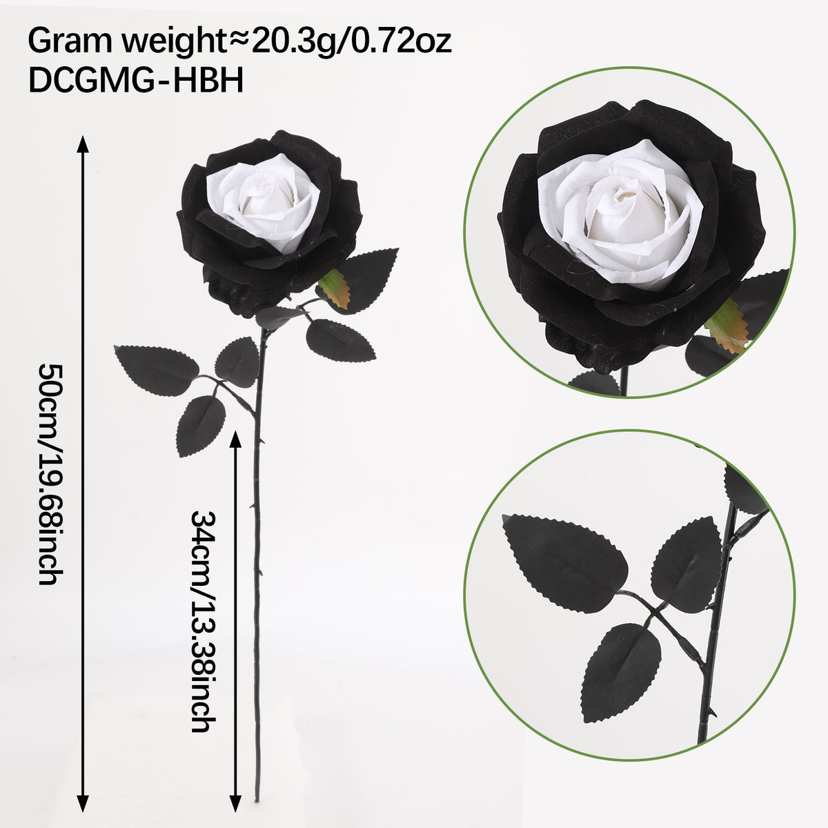 Popular artificial bloody rose bouquet with eyeball, fake rose for Halloween party and home decoration