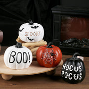 Halloween Decoration Resin Pumpkin Decorative Item Tabletop Ornament for Halloween Party