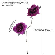 Popular artificial bloody rose bouquet with eyeball, fake rose for Halloween party and home decoration