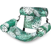 Heavy-Duty Inflatable Pool Hammock Chair, Foldable Floating Water Lounge Bed & Recliner for Adults