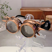 New Halloween Costume Retro Punk Steampunk Glasses Party Festival Cosplay Decorative Props