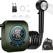 8000mAh Portable Camping Shower, IPX8 Waterproof Rechargeable Outdoor Shower Pump with Hose