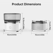 Mini Electric Coffee Grinder & Brewer – Automatic Drip Coffee Maker with Stirring Cup