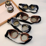 New Halloween Costume Retro Punk Steampunk Glasses Party Festival Cosplay Decorative Props