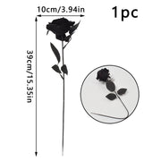 Popular artificial bloody rose bouquet with eyeball, fake rose for Halloween party and home decoration