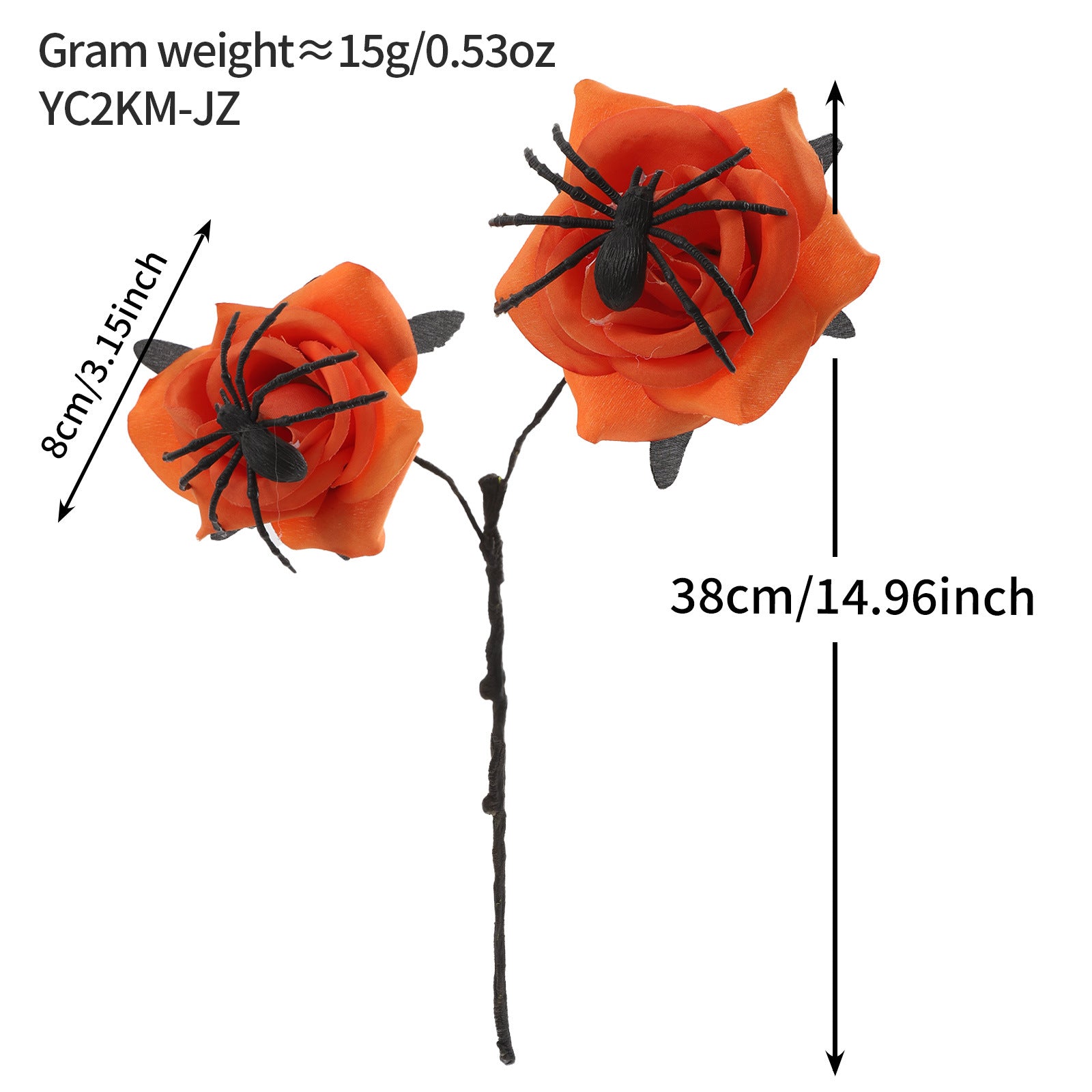 Popular artificial bloody rose bouquet with eyeball, fake rose for Halloween party and home decoration